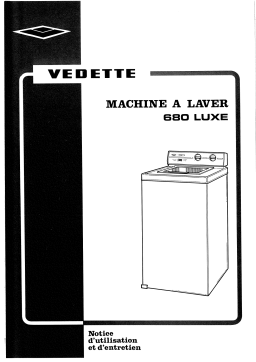 Vedette 680LUXE Manuel utilisateur