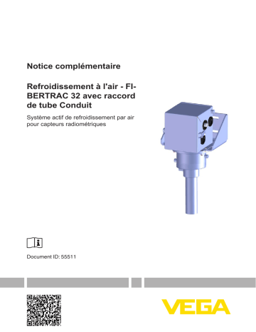 Vega FIBERTRAC 32 Radiometric sensor for continuous level and interface measurement Manuel utilisateur | Fixfr