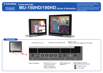 MU150HD | Mode d'emploi | Furuno MU190HD Manuel utilisateur | Fixfr