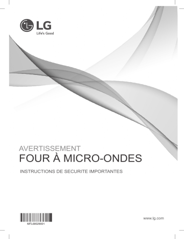 Manuel du propriétaire | LG MH6884APR Manuel utilisateur | Fixfr