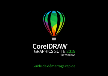 Guide de démarrage rapide | Corel Draw Graphics Suite 2019 Manuel utilisateur | Fixfr