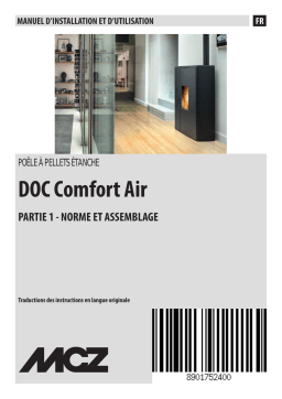 MCZ Doc Comfort Air Manuel utilisateur