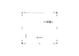 Sagem MY X6-2 Manuel utilisateur