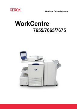 Xerox WORKCENTRE 7675 Manuel utilisateur