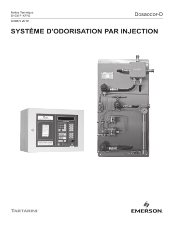 Une information important | Tartarini DOSAODOR-D Système d'Odorisation par Injection Manuel utilisateur | Fixfr
