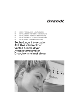 Brandt EFE8310K Manuel utilisateur