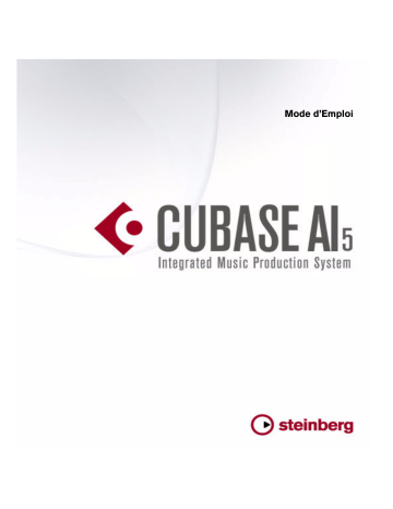 Steinberg Cubase AI 5 Mode d'emploi | Fixfr