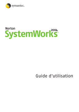 Symantec Norton SystemWorks 2004 Manuel utilisateur