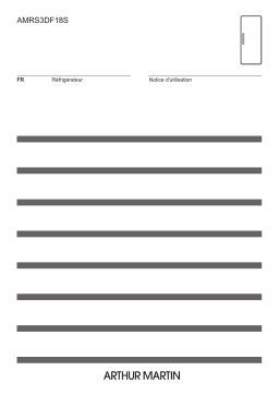 ARTHUR MARTIN AMRS3DF18S Manuel utilisateur