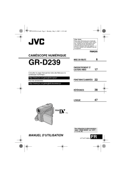 JVC GR D239 Manuel utilisateur