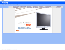 Philips 190S8FB Manuel utilisateur