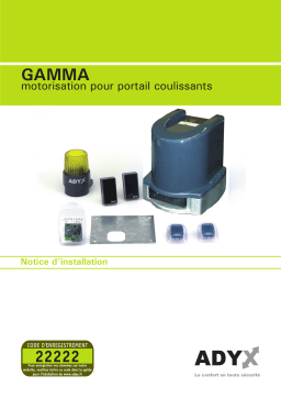 ADYX Gamma Manuel utilisateur