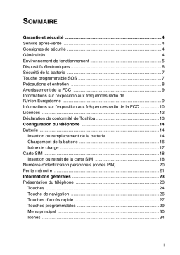 Toshiba TS605 Mode d'emploi