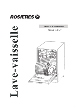 ROSIERES RLS4813 E-47 Manuel utilisateur