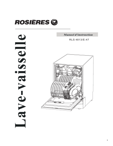 Manuel du propriétaire | ROSIERES RLS4813 E-47 Manuel utilisateur | Fixfr