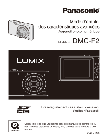 Panasonic DMC F2 Mode d'emploi | Fixfr