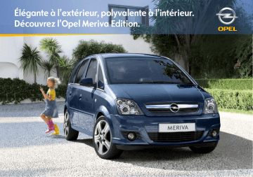 Manuel du propriétaire | Opel Meriva Manuel utilisateur | Fixfr