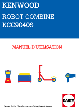 Kenwood KCC9040S Manuel utilisateur