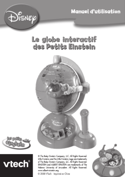 VTech PETITS EINSTEINS GLOBE INTERACTIF Manuel utilisateur