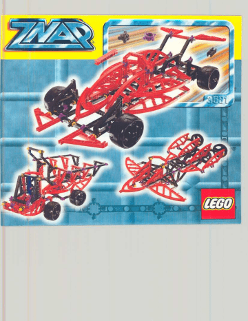 Guide d'installation | Lego 3581 RED FORMULA 1 RACER W.STORAGE Manuel utilisateur | Fixfr