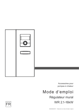 Alpha innotec WR 21-16kW Manuel utilisateur