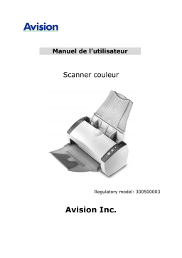 Avision A20C2 Manuel utilisateur