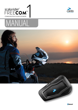 Cardo Scala Rider Freecom 1 Manuel utilisateur