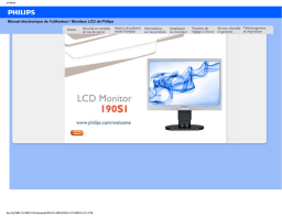 Philips 190S1SS Manuel utilisateur