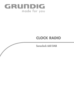 Grundig Sonoclock 660 DAB Manuel utilisateur