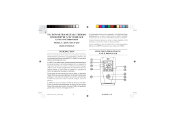 Irox IBR923 Manuel utilisateur