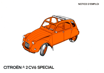 CITROEN 2cv Manuel du propriétaire | Fixfr