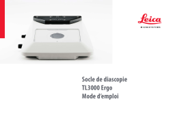 Leica Microsystems TL3000 Ergo Accessories Manuel utilisateur