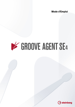 Steinberg Groove Agent SE4 Mode d'emploi