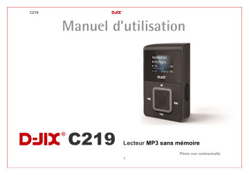 Manuel du propriétaire | D-JIX C-2198C-219 Manuel utilisateur | Fixfr