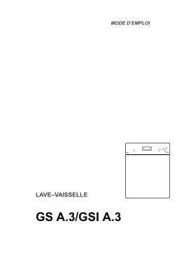 Therma GSI A.3 SW Manuel utilisateur