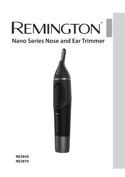 Remington Nano Series NE3870 Manuel utilisateur