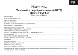 iHealth View BP7S Blood pressure monitor Manuel utilisateur