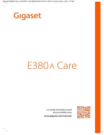 smart care  | Gigaset smart care+Phone  Mode d'emploi | Fixfr