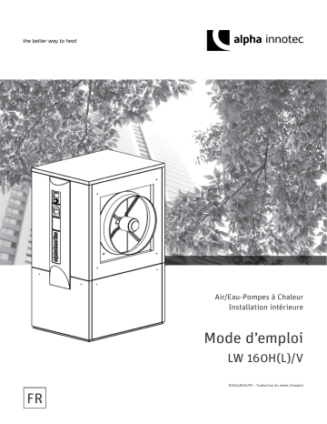 Manuel du propriétaire | Alpha innotec LW 160HV Manuel utilisateur | Fixfr