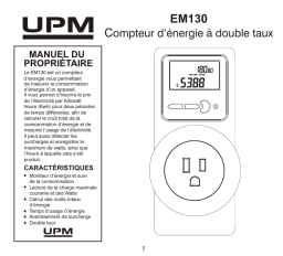 UPM EM130 Manuel utilisateur