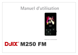 D-JIX M250 FM Manuel utilisateur