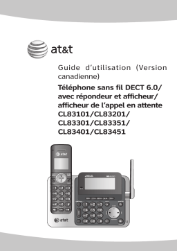 AT&T CL83201 Manuel utilisateur