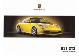 Porsche 911 GT3 2003-2005 Manuel du propriétaire