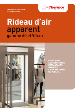 THERMOR RIDEAUX AIR APPARENTS PETITE TAILLE Manuel utilisateur