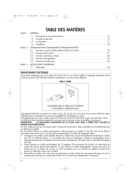 DeLonghi AS 1070WHITE Manuel utilisateur