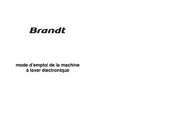 Brandt WFE0515F Manuel utilisateur