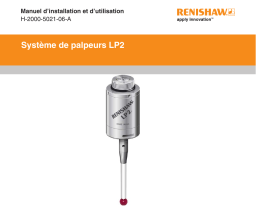 Renishaw LP2 probe system Manuel utilisateur
