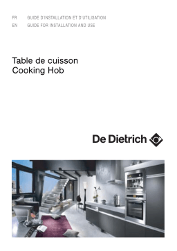 De Dietrich DTG708X Manuel utilisateur