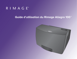 Rimage Allegro 100 Mode d'emploi