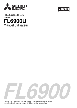 Mitsubishi FL6900 Manuel utilisateur